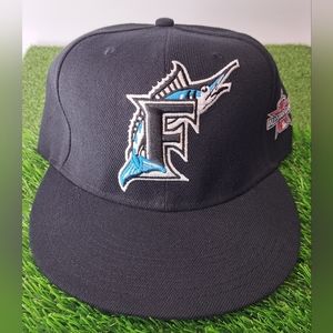 Miami Florida Marlins New Era 59 Fifty Cap Fitted Men's 7 3/4